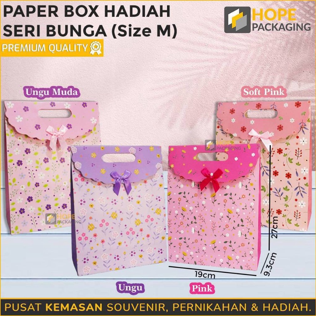 

SPONTAN Paper Bag Motif Bunga Tas Souvenir Ulang Tahun Tas Kado Goodie Bag Tas Hampers Paper Box Kado Tas Bingkisan Goodie Bag Hampers Ultah