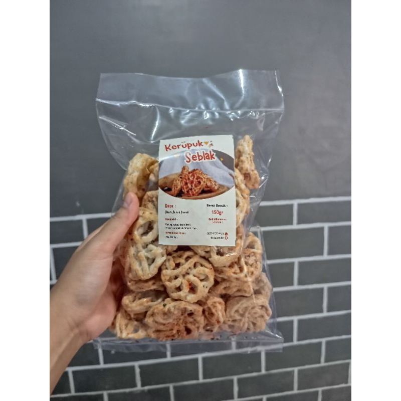 

Krupuk Seblak Pedas (150gram) - Rila Cemilan