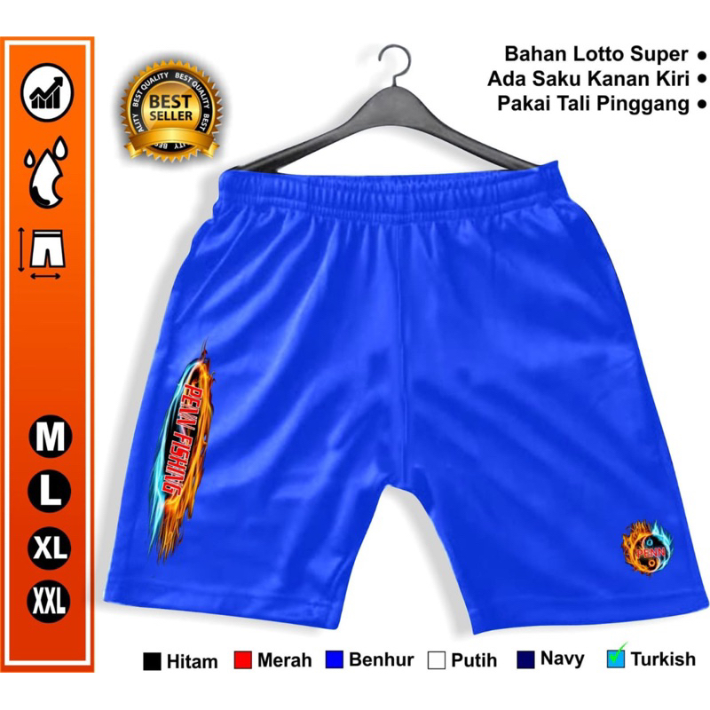 Celana pendek pria mancing / Celana mancing mania / Celana kolor harian mancing