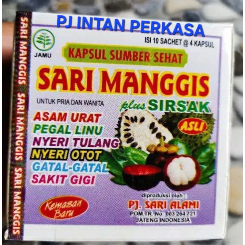 kapsul sari manggis kotak pendek. serba guna