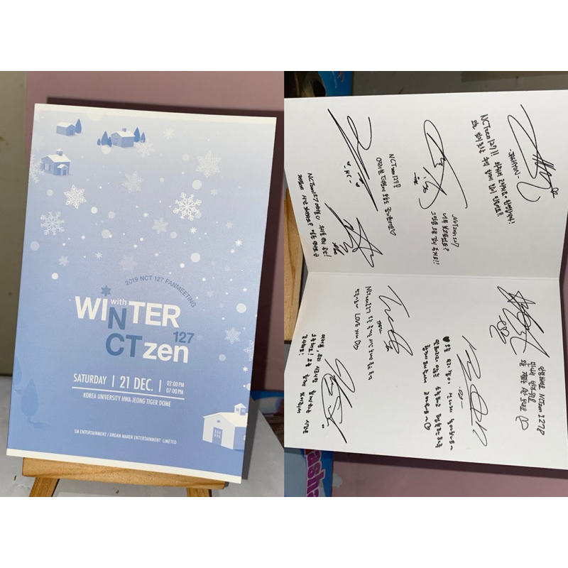 entrance mirror messages winter with nctzen fanmeeting 2019 nct 127