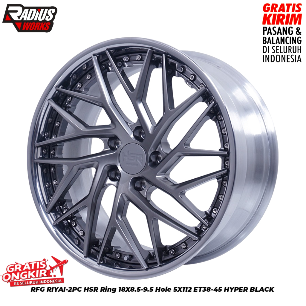 Velg mobil R18 toyota supra mercedes audi Porsche macan Lambhorgini Huracan RFG RIYAI-2PC