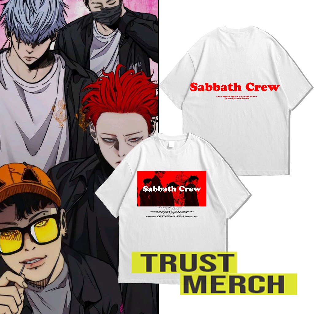 Baju Kaos Sabbath crew Windbreaker Viiny Wooin Joker