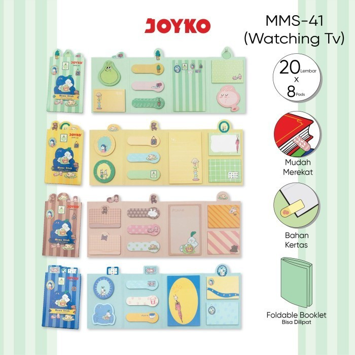 

Memo Stick Sticky Note Kertas Memo Memo Tempel Joyko MMS-41 Watching Tv