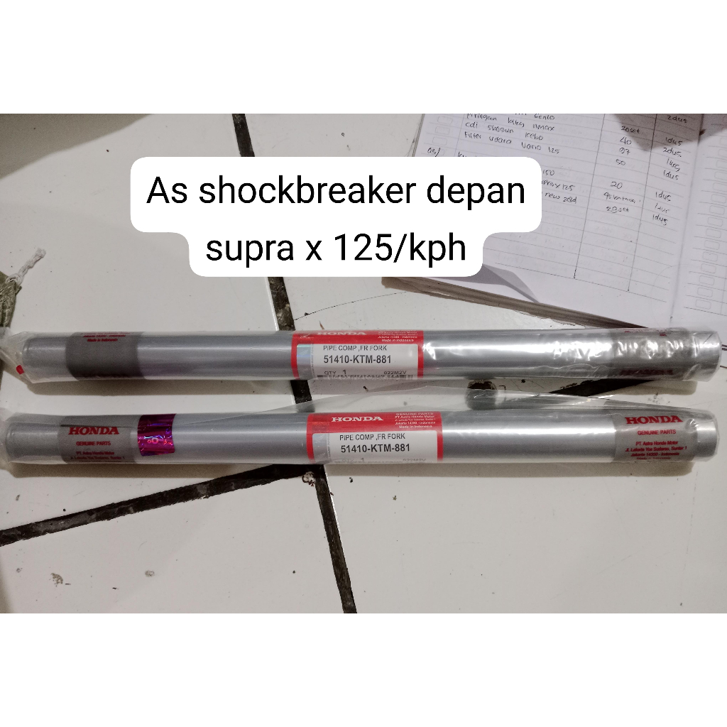 as shockbreaker depan supra x 125 - kph