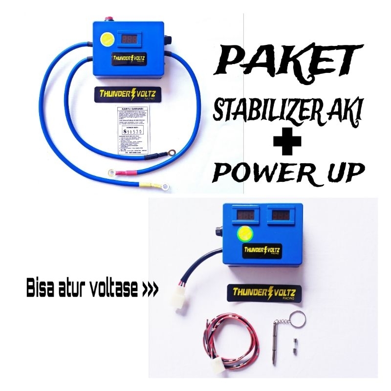 Stabilizer aki booster aki mobil motor thunder voltz