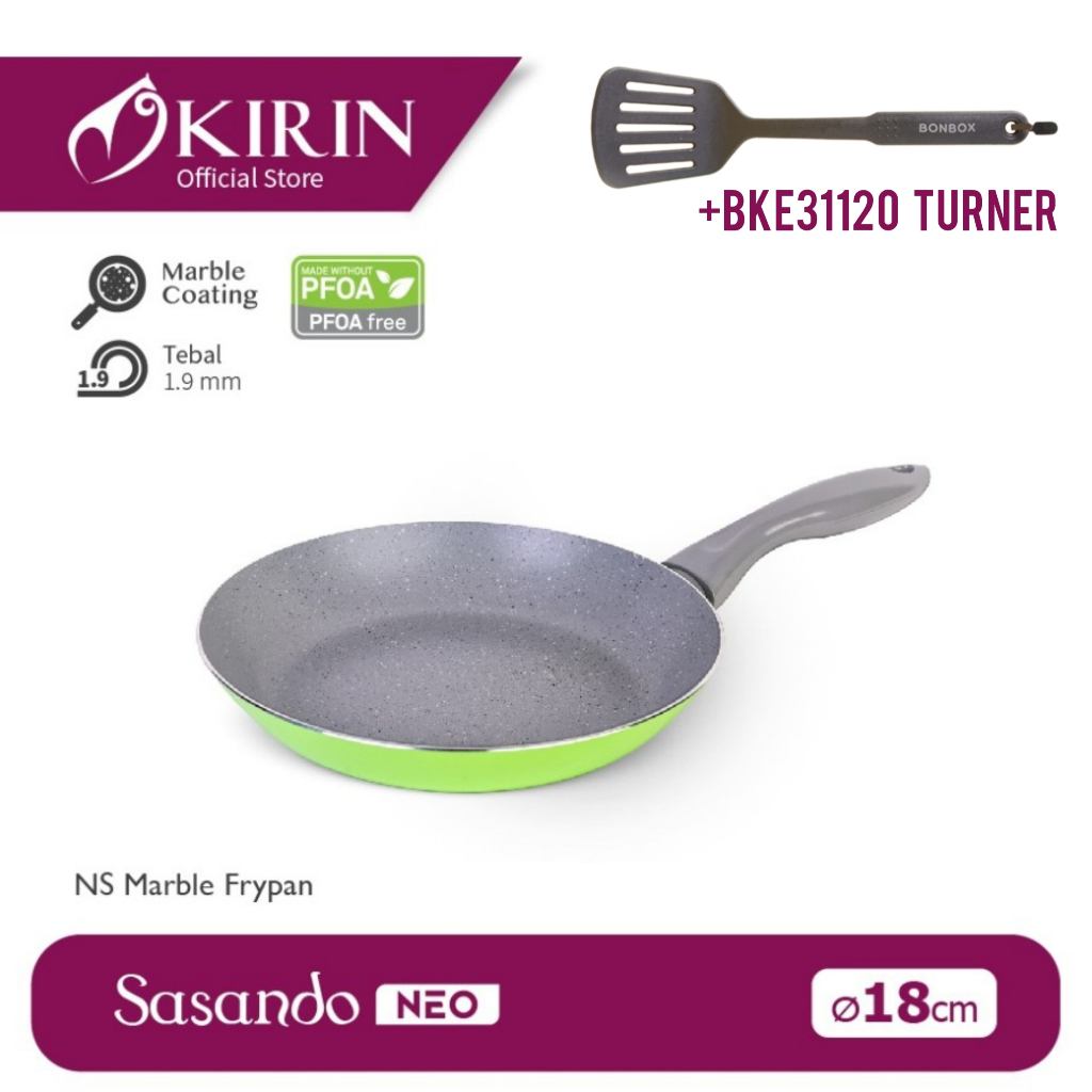 Frypan Teflon Kirin Sasando 18 cm FRY PAN Penggorengan Teflon Kirin 18cm Wajan Kirin Non Stick