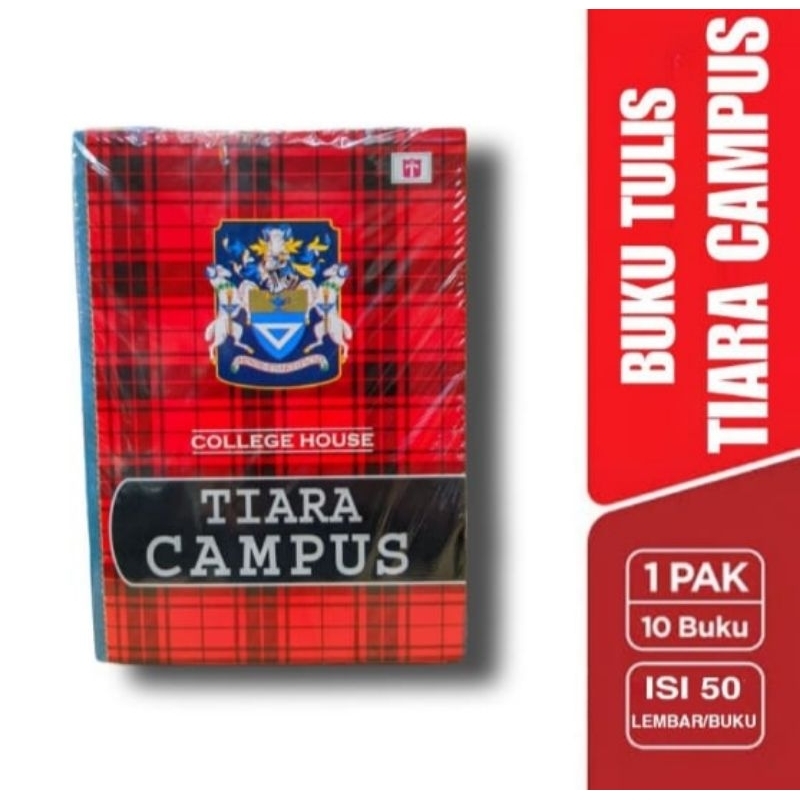 

BUKU TULIS TIARA CAMPUS BOXY ISI 50 LEMBAR ( 1 PAK 10 BUKU)