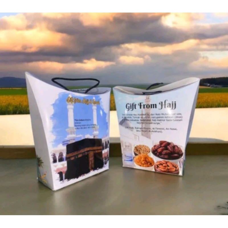 

Goodibag Dus Oleh Oleh Hajj Haji Dan Umrah | 1 pqk Isi 50Pcs