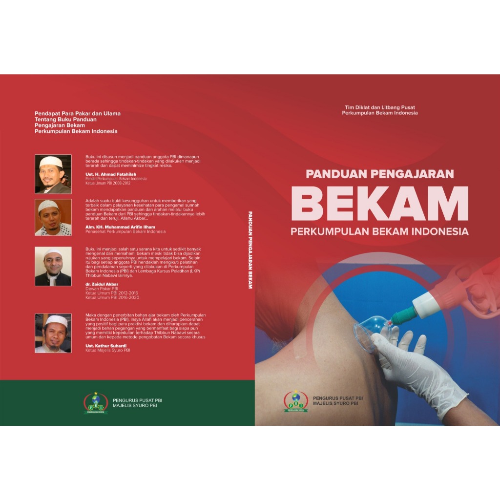 Buku Panduan Terapi Bekam PBI (Perkumpulan Bekam Indonesia) Cetakan tahun 2023