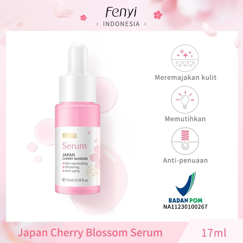 PROMO Fenyi Serum Japan Cherry Blossom Glowing Serum 17ml Whitening serum - Rejuvenating Serum - Ant