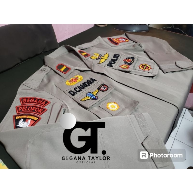 1 STEL SERAGAM PDL POLRI / SERAGAM DINAS POLISI