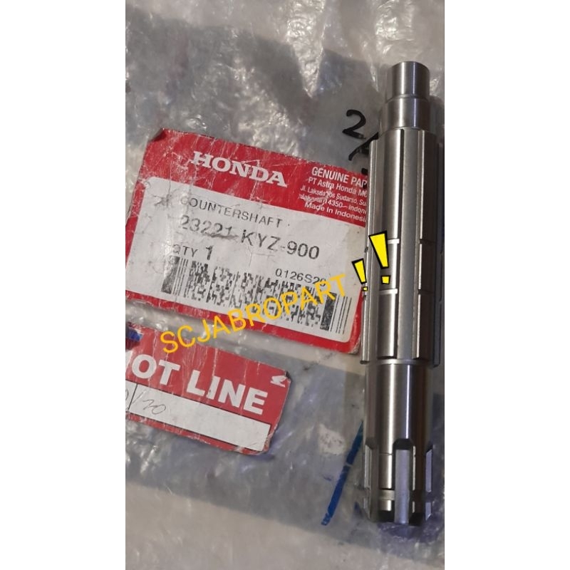 COUNTERSHAFT HONDA SUPRA X125 FI..23221 KYZ 900..ORI AHM