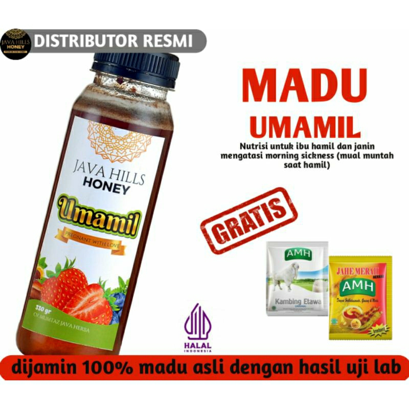 

madu umamil javahills honey madu ibu hamil 330gram
