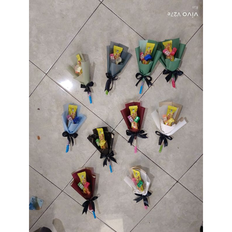 

buket mini alat tulis mix snack buket gift anak