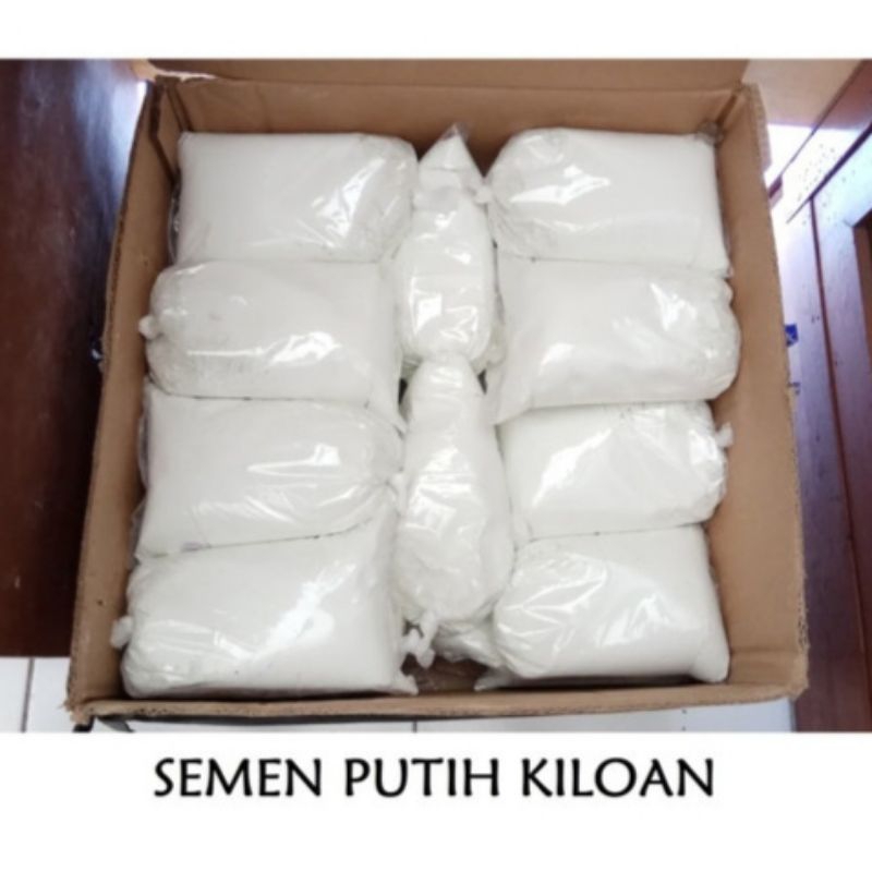 Semen Putih Kiloan 1kg semen eceran dempul tembok