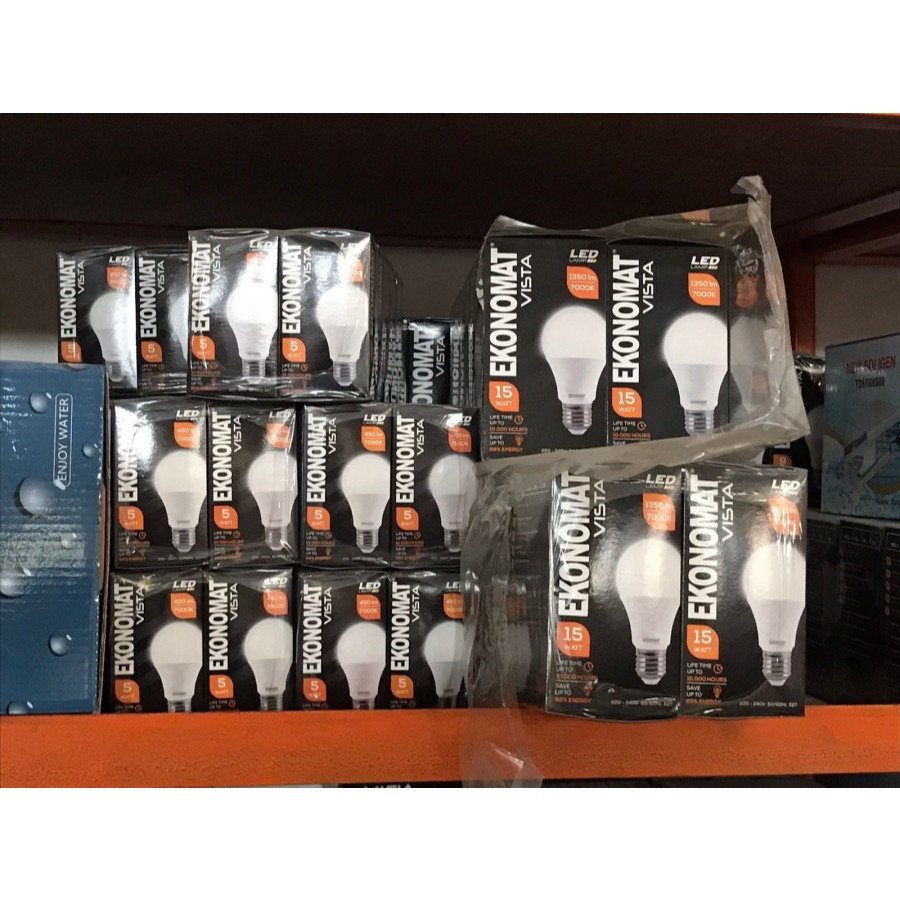 Lampu Led Ekonomat Vista 15watt / Lampu Led Putih 7000k