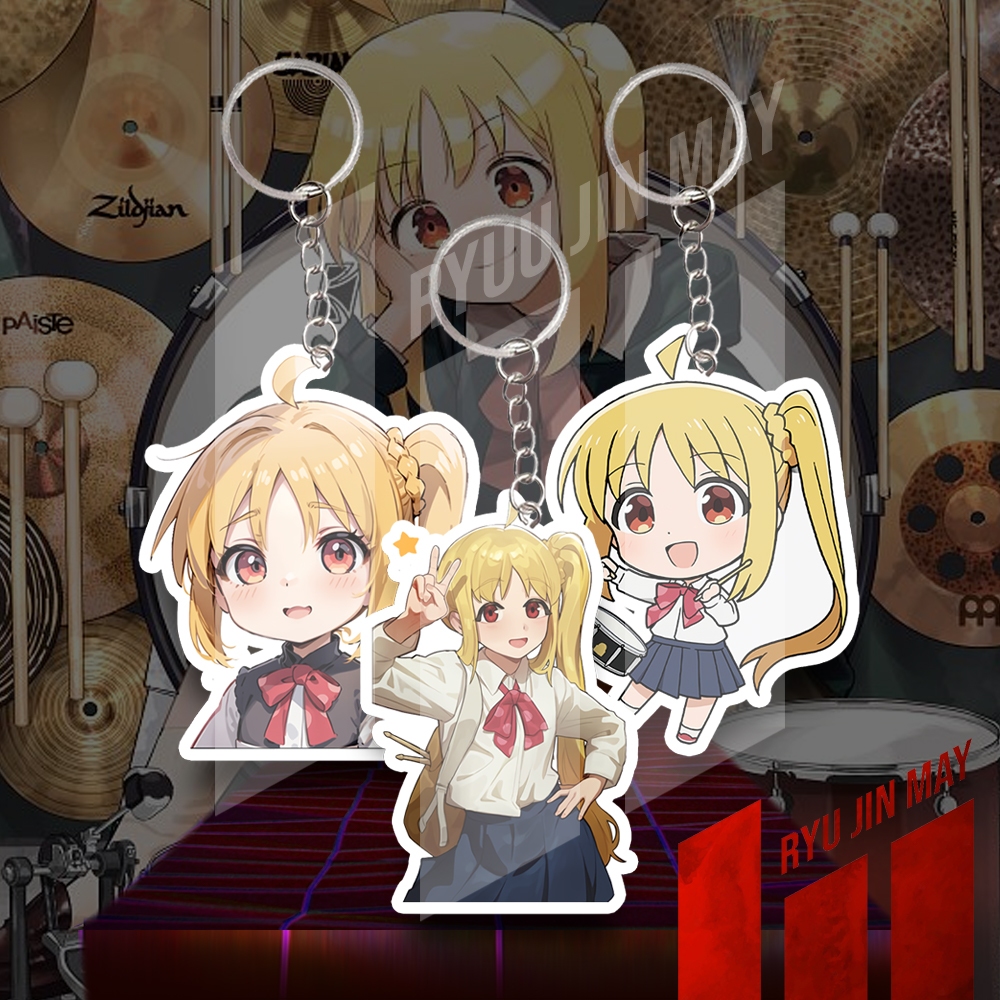Gantungan Kunci / Keychain / Gantungan HP - Bocchi - Nijika Ijichi