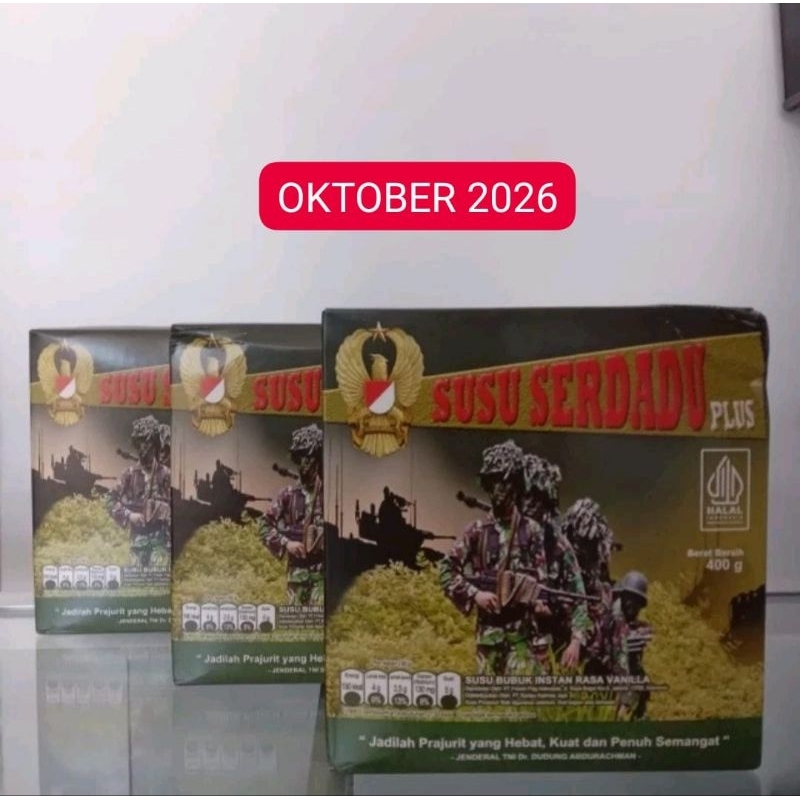 

Susu Serdadu TNI (Promo Termurah)