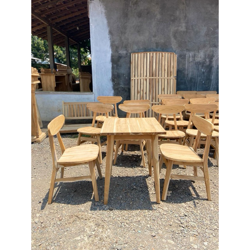 Meja Makan Ropan Kursi 2 Kayu Jati Meja Makan Minimalis