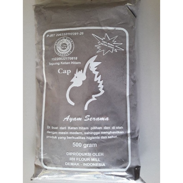 

Tepung Ketan Hitam Cap Ayam Serama 500 gr
