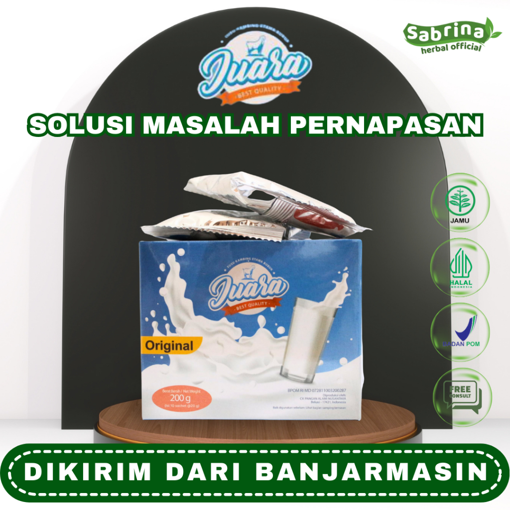 

Susu Juara Susu Kambing Etawa Bubuk Original Atasi Pernafasan dan Penambah Berat Badan Banjarmasin