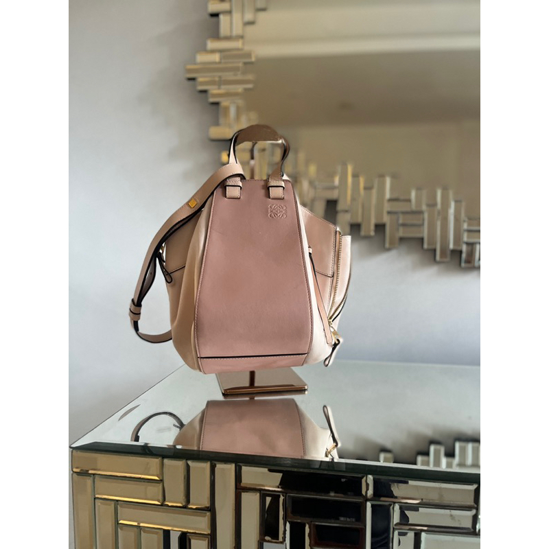 preloved loewe hammock leather zip ykk numberserial