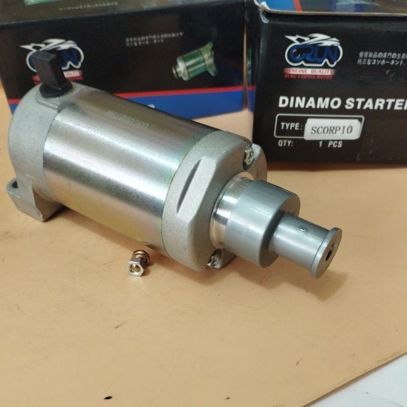 CRUN DYNAMO STARTER ASSY SCORPIO Z 5BP /SCORPIO /XMAX /DINAMO STATER ASSY ORIGINAL