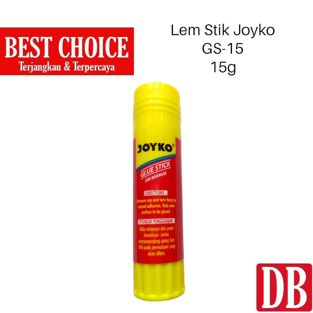 

Lem Stik / Glue Stick Joyko Tanggung 15g (1pcs)