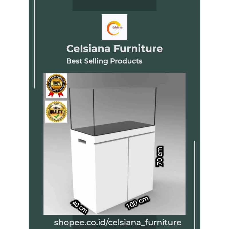 meja aquarium/cabinet aquarium/aquascape ukuran 40_50_60_70_80_90_100
