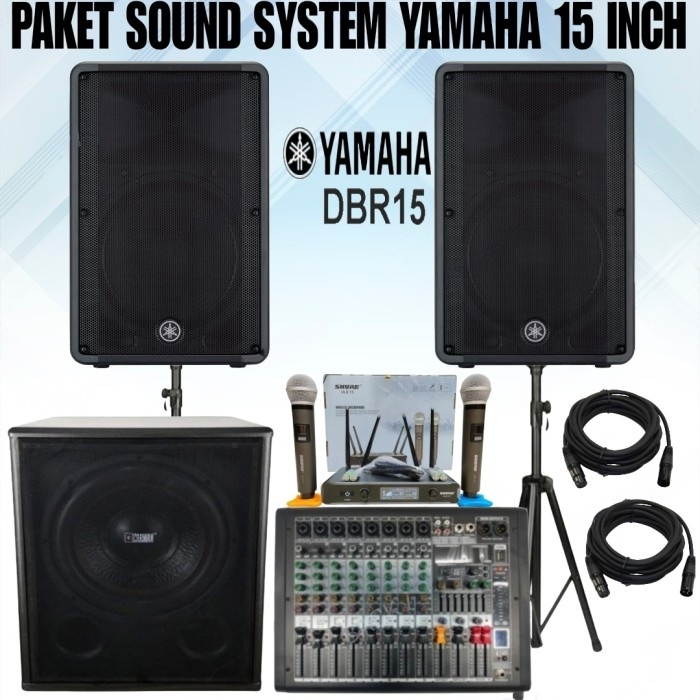 DISTRIBUTOR PAKET KARAOKE RUMAHAN SPEAKER YAMAHA DBR 15 AKTIF KARAOKE KOMPLIT