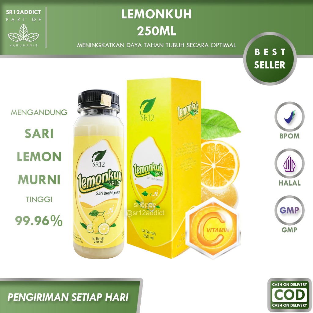 

LEMONKUH 250ML SR12 / LEMONKUH SR12 / SARI BUAH LEMON SR12
