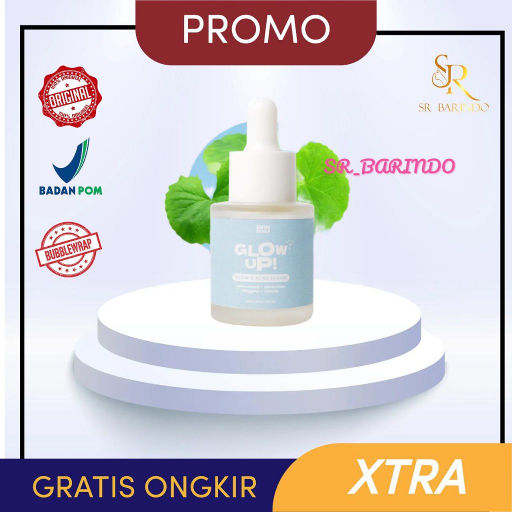 GLOW UP FACE SERUM BY SKIN SPACE BPOM ( GLOW & ACNE )