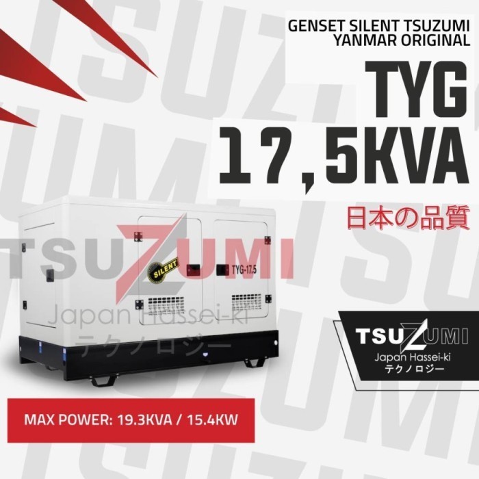 Tsuzumi Genset Silent Tsuzumi TYG 17,5 KVA Japan Technology