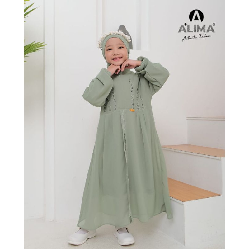 GAMIS ANAK MODEL SEKARANG QUEEN/BAJU MUSLIM ANAK MODEL PUASA SEKARANG/GAMIS ANAK YANG PALING LARIS T