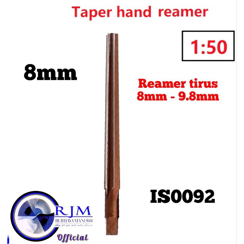 Reamer tirus 8mm 1:50 reamer lemer remer pin reamer pin
