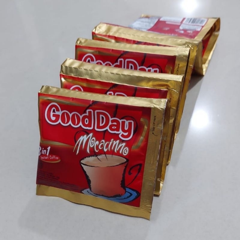 

Good Day Mocacinno 20gr sachet kopi instant rasa mocha terlaris all variant