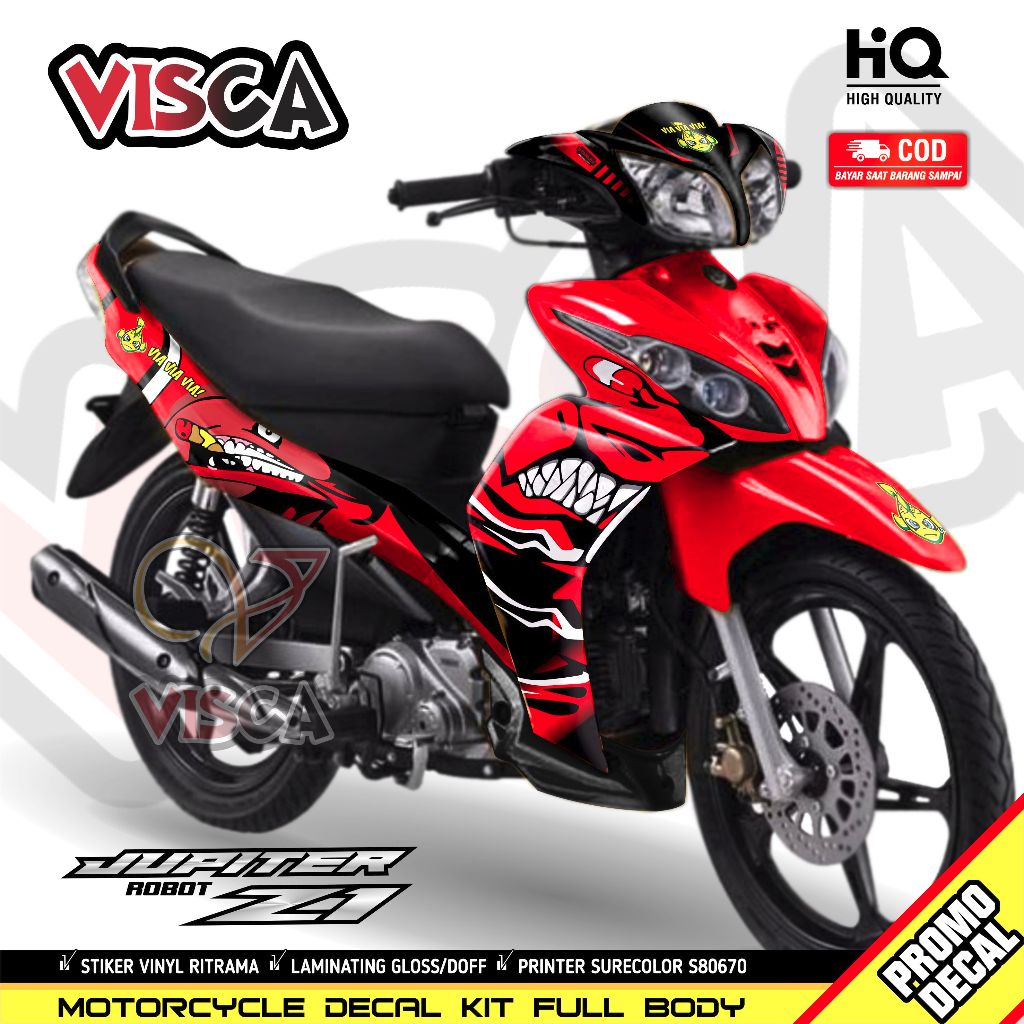 Decal Jupiter Z1 Full Body Stiker Jupiter Z1 Full Body Decal Jupiter Z Robot Full Body Stiker Jupite