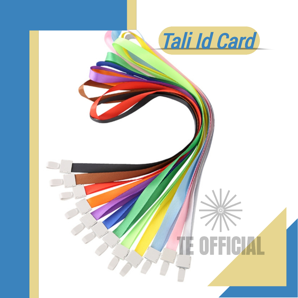 

TALI ID CARD LANYARD PULLER NAME TAG 1.5 CM Gantungan Tali ID Card