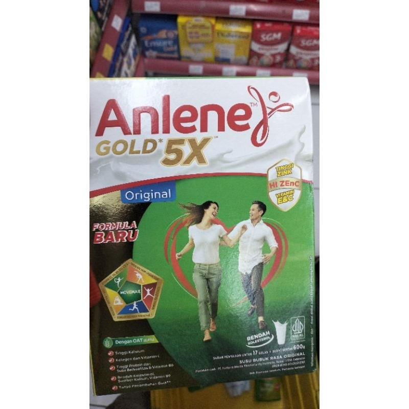 

Anlene gold 5X 600gr original