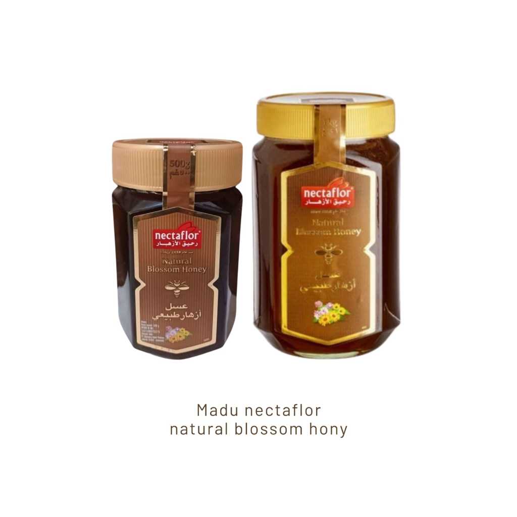 

Madu Nectaflor Natural Blossom Honey 500gr dan 1kg Ori Import Swiss