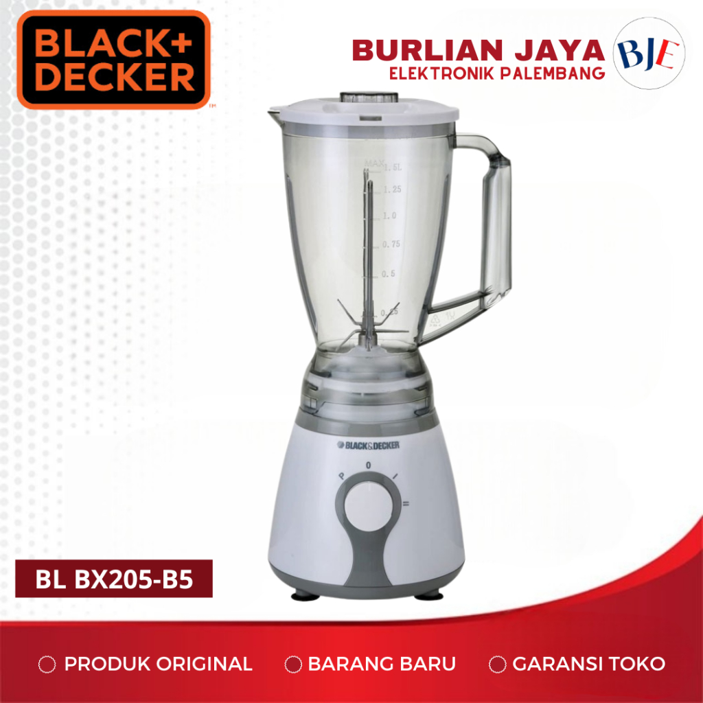 BLENDER BLACK&DECKER BX205-B5 BLENDER ANTI PECAH