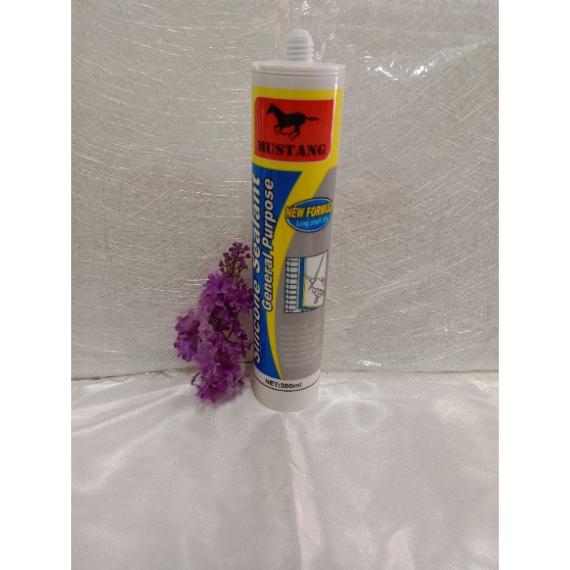 Lem silicon Mustang / lem silicon kaca / lem silicon sealant botol