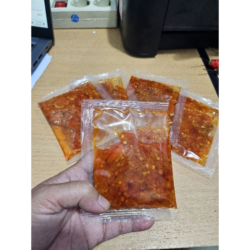 

SAMBAL GEPREK 40GRAM (Paket isi 50 Pcs )