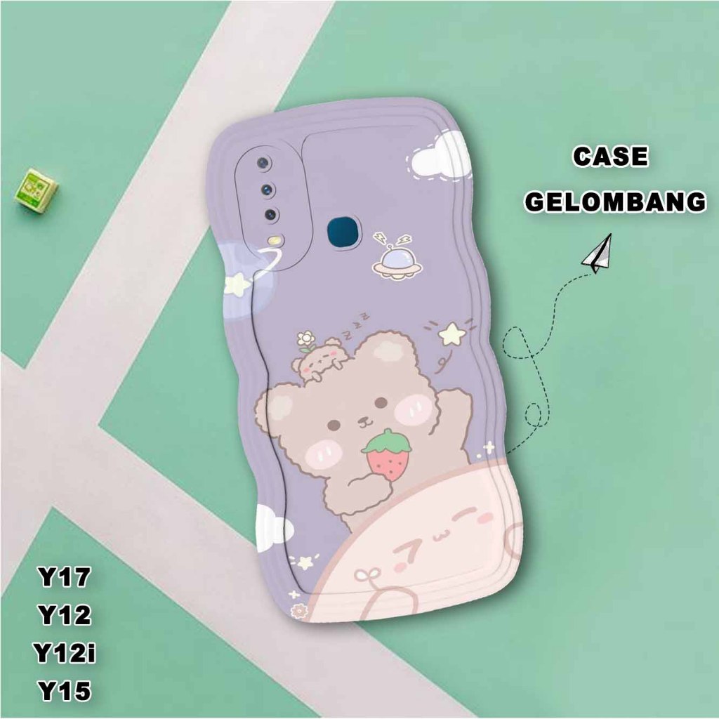 Case Hp - Gelombang Vivo Y17- Vivo Y12 - Vivo y12i - Vivo Y15 - Casing Hp - Gelombang Vivo Y17- Vivo