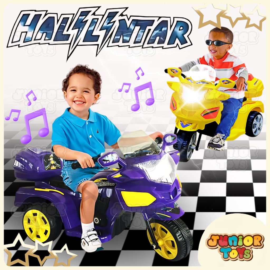 Motor Aki Anak Murah Halilintar Mainan Motor Anak Sepeda Motor Anak