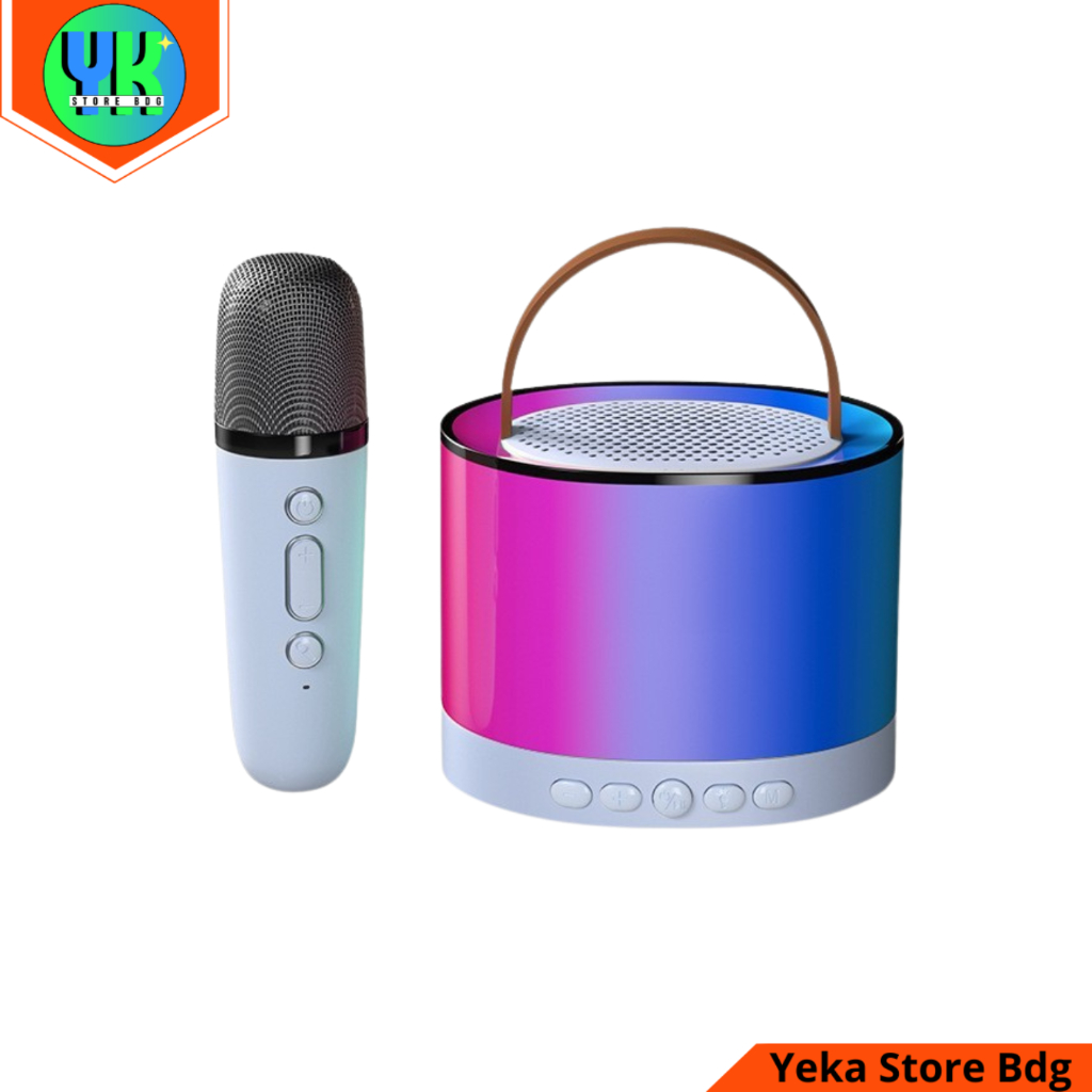 SPEAKER + MIC BLUETOOTH K52 Speaker Bluetooth Karaoke 1 MIC 1 SET Speaker Bluetooth Bass/Mic Bluetoo