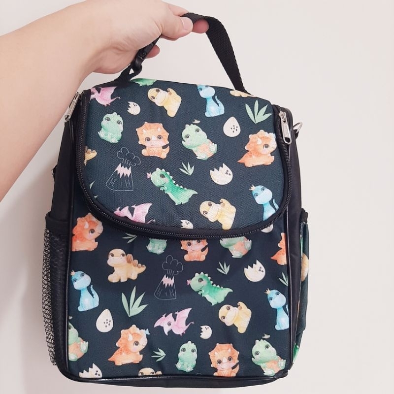tas bekal anak karakter dino lunch bag karakter dino mainan anak dino tas ransel anak dino thermal b