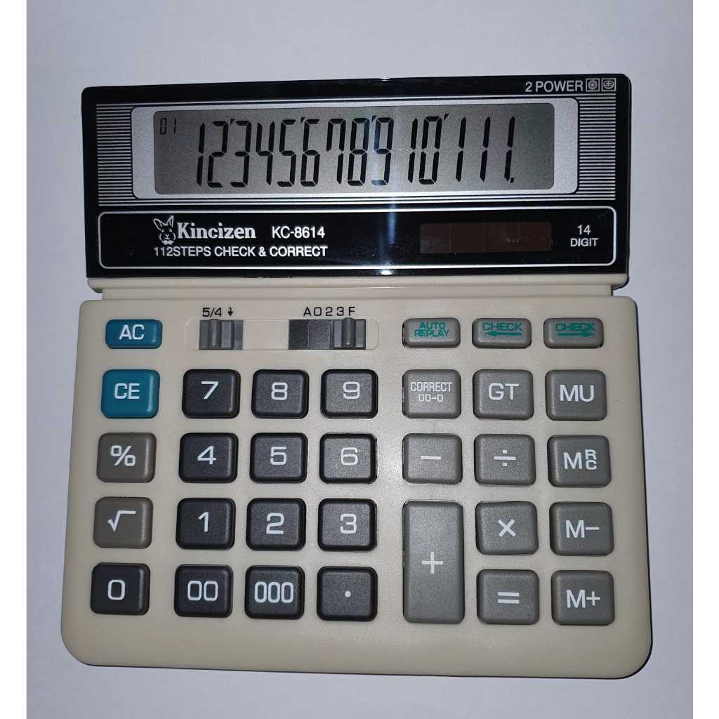 

Kalkulator KC 8614 14 Digit Besar . Kalkulator 14 Digit