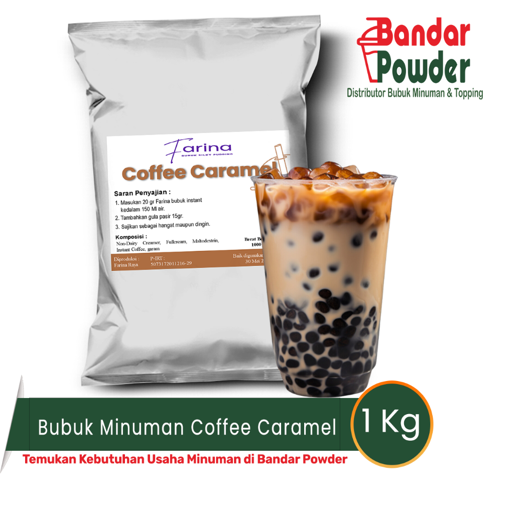 

Bubuk Minuman Coffee Caramel 1kg - Serbuk Minuman Farina - Bandar Powder